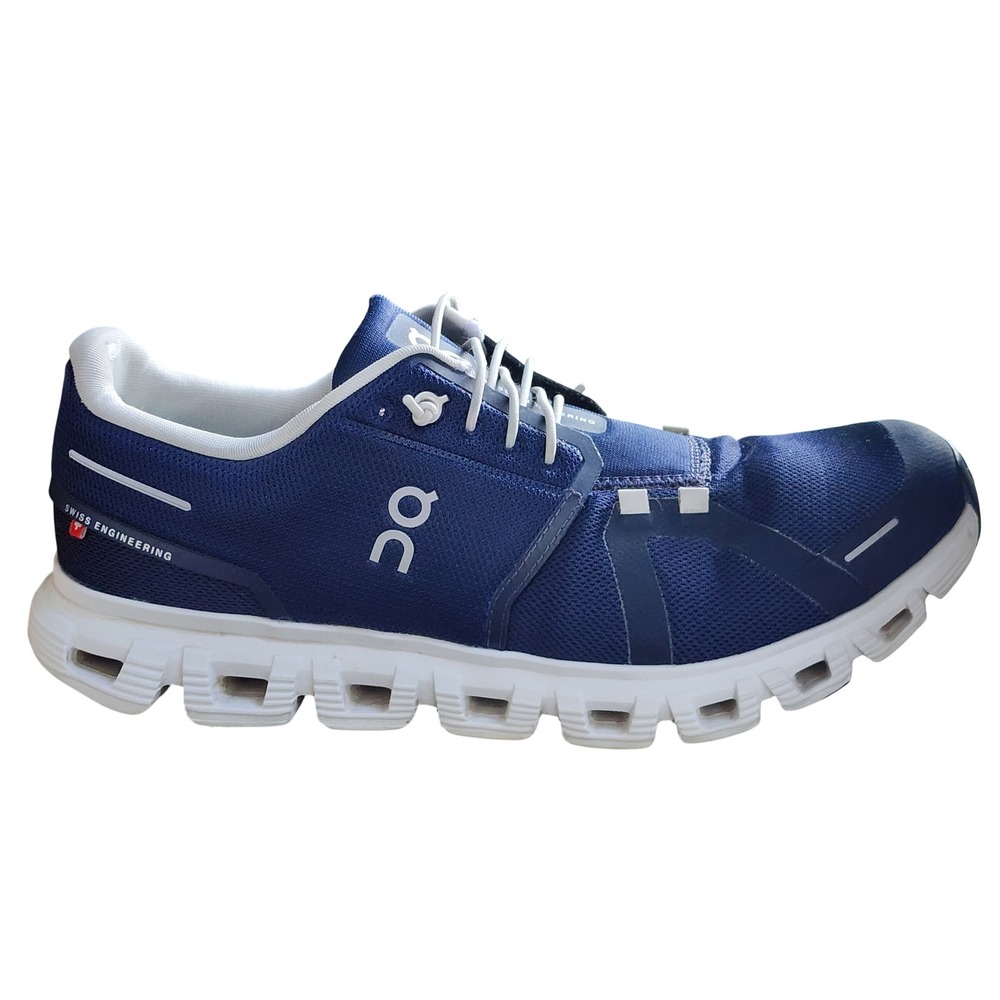 On Cloud 5 Mens Running Shoes Navy White 59.98918 Size 10 US M 10